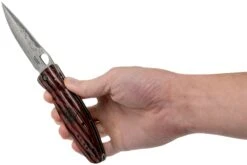 Mcusta MC-0183G Sengoku Tokugawa Leyasu SPG2, Red Pakkawood, Cuchillo De Caballero -Victorinox Ventas MC 0183G 08 mcusta