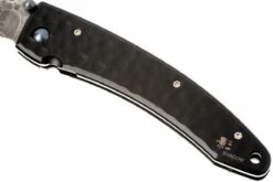 Mcusta MC-114BD Forge Shadow, Negro, Cuchillo De Caballero -Victorinox Ventas MC114BD 03 mcusta tsuchi zwart aluminium damast mc114bd d3