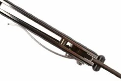 Mcusta MC-114BD Forge Shadow, Negro, Cuchillo De Caballero -Victorinox Ventas MC114BD 05 mcusta tsuchi zwart aluminium damast mc114bd d5