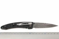 Mcusta MC-114BD Forge Shadow, Negro, Cuchillo De Caballero -Victorinox Ventas MC114BD 06 mcusta tsuchi zwart aluminium damast mc114bd d6