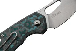 MKM Isonzo FX03-3CA Clip Point Stonewashed, Arctic Storm Carbon Fibre Navaja, Diseño De Jesper Voxnaes -Victorinox Ventas MMK FX03 3CA 05 mkm