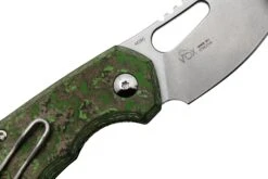 MKM Isonzo FX03-3CJ Clip Point Stonewashed, Jungle Wear Carbon Fibre Navaja, Diseño De Jesper Voxnaes -Victorinox Ventas MMK FX03 3CJ 05 mkm
