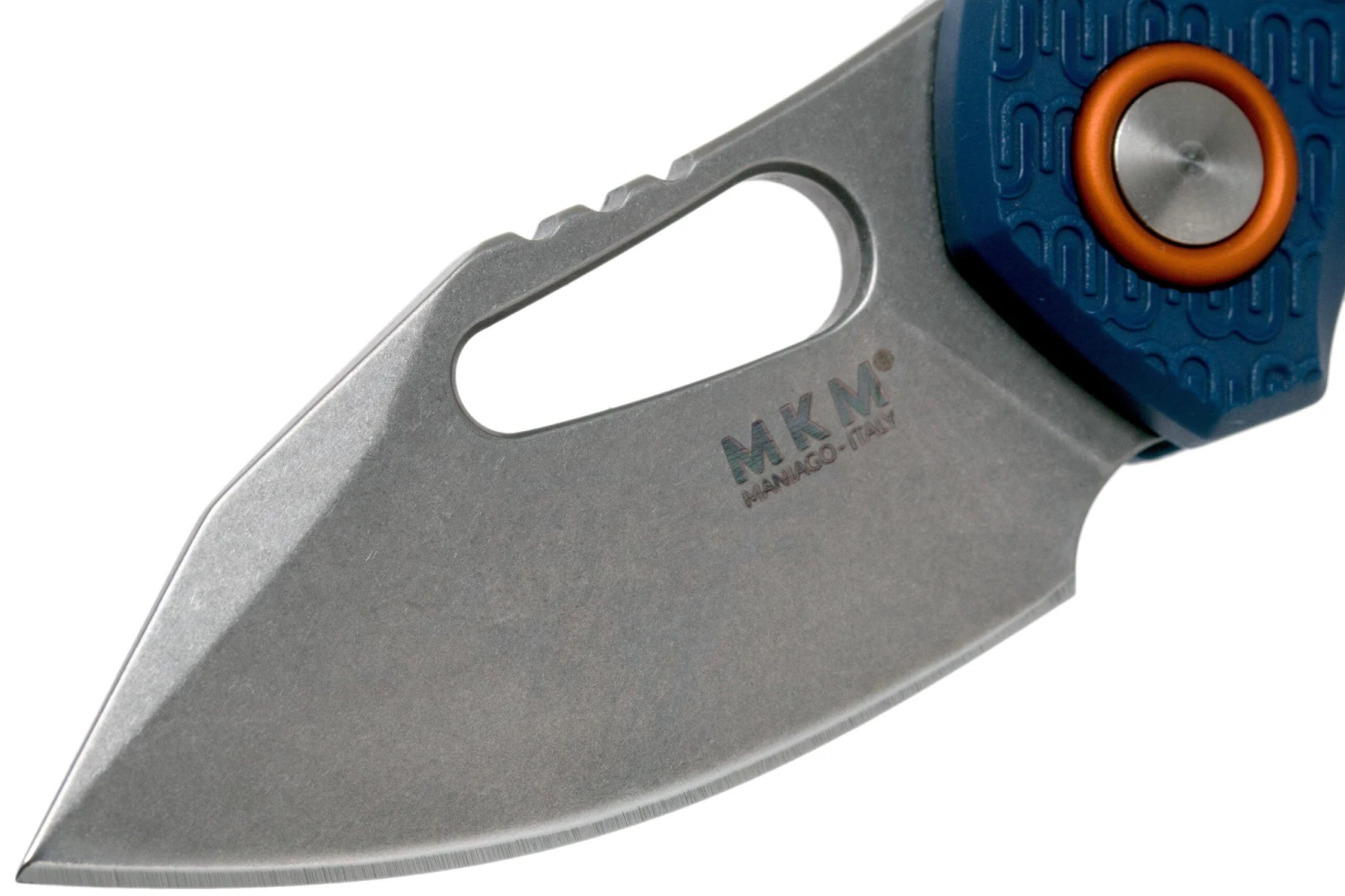 MKM Isonzo FX03-3PBL Clip Point Blue FRN Navaja, Jesper Voxnaes Design 5 MKM Isonzo FX03-3PBL Clip Point Blue FRN Navaja, Jesper Voxnaes Design - Imagen 3