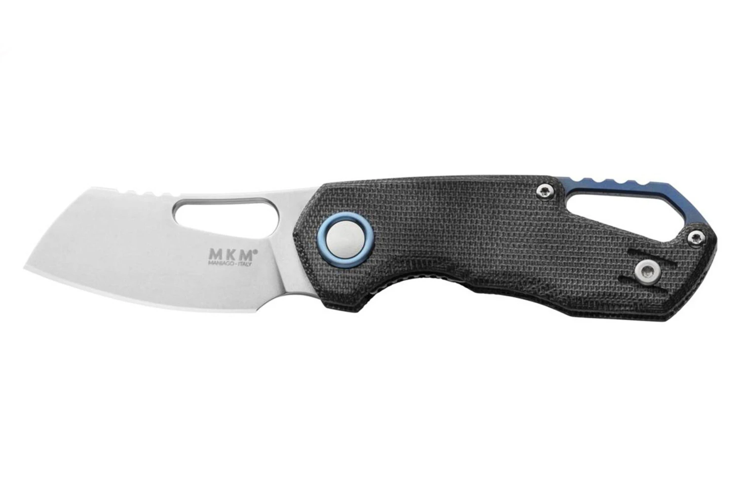 MKM Isonzo FX03M-2BC Cleaver M390, Black Canvas Micarta Navaja, Diseño Jesper Voxnaes 3 MKM Isonzo FX03M-2BC Cleaver M390, Black Canvas Micarta Navaja, Diseño Jesper Voxnaes