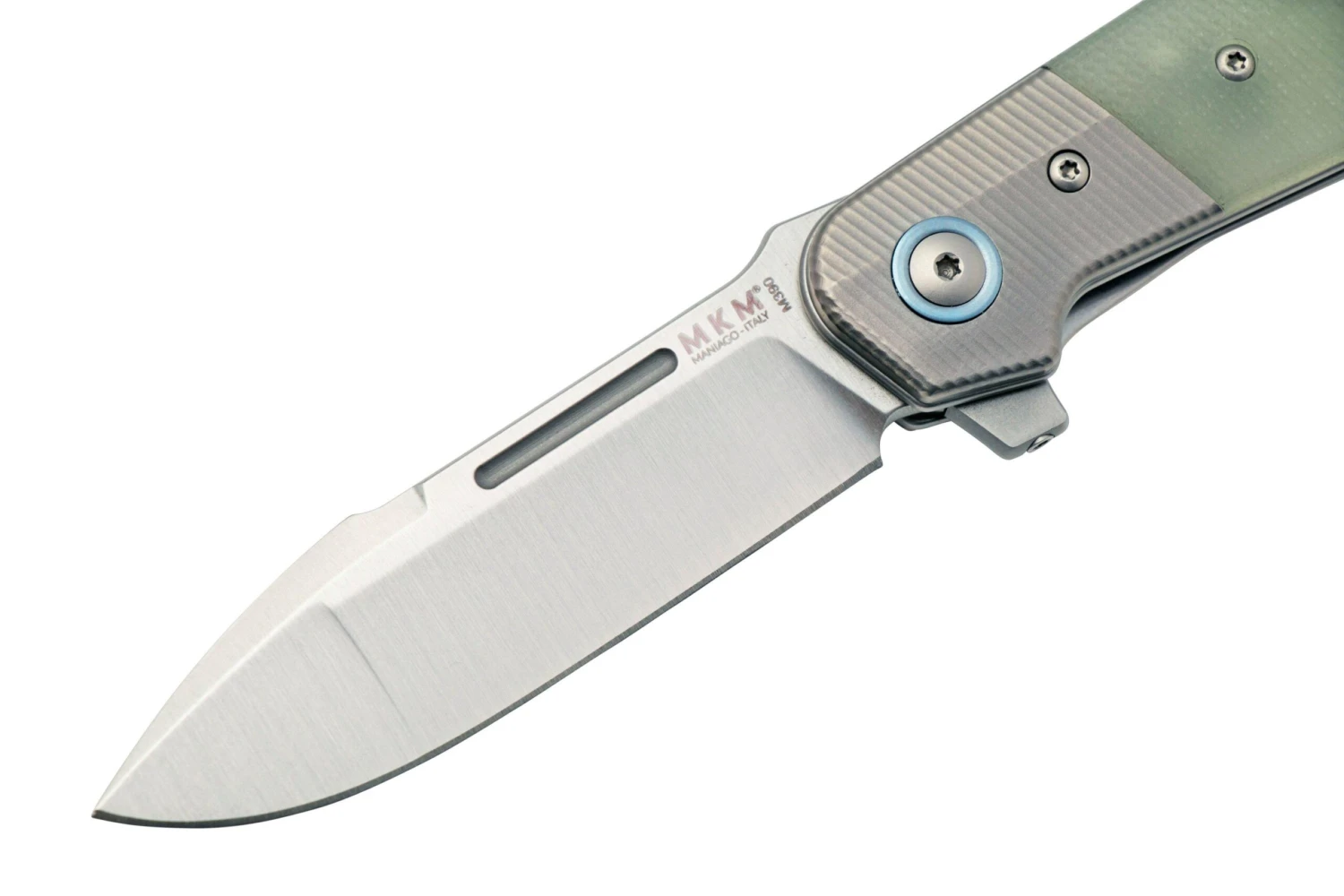 MKM Clap LS01-GNT Titanium, Natural G10 Navaja, Diseño Bob Terzuola 5 MKM Clap LS01-GNT Titanium, Natural G10 Navaja, Diseño Bob Terzuola - Imagen 3