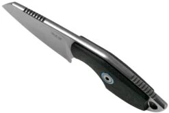 MKM Mikro 2 Wharncliffe, Stonewashed Black G10 Cuchillo De Cuello, Jesper Voxnaes Design -Victorinox Ventas MMK MR02 GBK 04 mkm knives