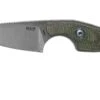 MKM Mikro 2 Wharncliffe, Stonewashed Green Canvas Micarta Cuchillo De Cuello, Jesper Voxnaes Design -Victorinox Ventas MMK MR02 GC 01 mkm knives