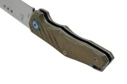 MKM Root RT-GC Satin Green Canvas Micarta Navaja, Diseño Jens Anso -Victorinox Ventas MMK RT GC 04 mkm