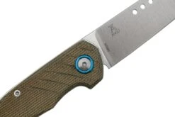 MKM Root RT-GC Satin Green Canvas Micarta Navaja, Diseño Jens Anso -Victorinox Ventas MMK RT GC 05 mkm