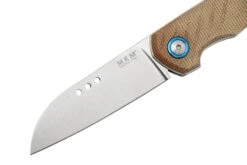 MKM Root RT-NC Satin Natural Canvas Micarta Navaja, Diseño Jens Anso -Victorinox Ventas MMK RT NC 03 mkm