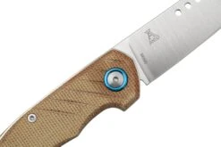 MKM Root RT-NC Satin Natural Canvas Micarta Navaja, Diseño Jens Anso -Victorinox Ventas MMK RT NC 05 mkm