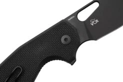 MKM Vincent VCN-GBB Black PVD N690CO, Black G10, Red Aluminum Navaja, Diseño De Jesper Voxnaes -Victorinox Ventas MMK VCV GBB 05 mkm