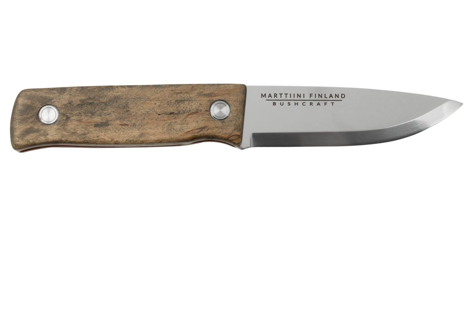 Marttiini Tundra 352015 GR Dark Curly Birch, Cuchillo De Exterior 4 Marttiini Tundra 352015 GR Dark Curly Birch, Cuchillo De Exterior - Imagen 2