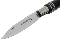 Nontron No. 25 Nickel Silver Turning Ferrule, Marquetry Ebony Aluminium, Doble Virola NN25DVEBALU Navaja -Victorinox Ventas NN25DVEBALU 03 nontron