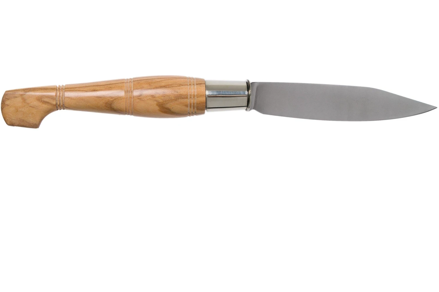 Nontron No. 25 Turning Ferrule, Olivewood, Forma De Zueco NN25OL Navaja 4 Nontron No. 25 Turning Ferrule, Olivewood, Forma De Zueco NN25OL Navaja - Imagen 2