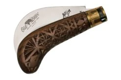 Old Bear Pruning Carved Walnut L, 9747-21-LNI Cuchillo De Jardinero -Victorinox Ventas OB9747 21 LNI 04 oldbear