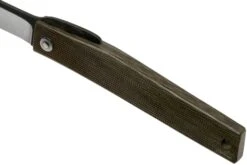Ohta FK9 Higonokami-navaja, Green Canvas Micarta -Victorinox Ventas OHTA OFF FK9 M G 07 ohta knives
