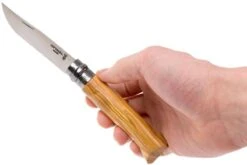 Opinel Navaja No. 8 Luxury Range, Acero Inoxidable, Madera De Olivo -Victorinox Ventas OP002023 07 opinel op002023 07