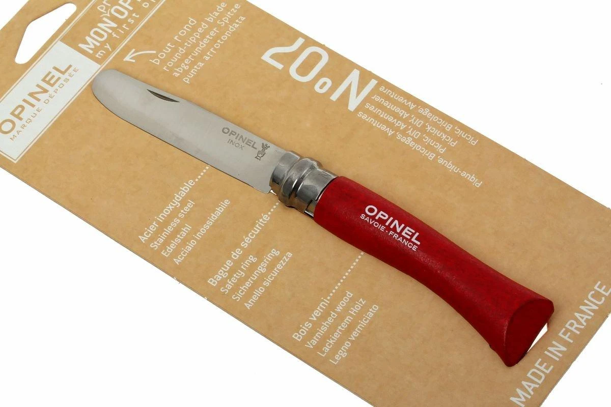 Opinel 'My First Opinel' Red, Navaja Para Niños 8 Opinel 'My First Opinel' Red, Navaja Para Niños - Imagen 6