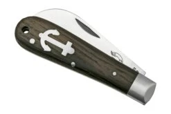 Otter Anchor Knife 171 RML Small Stainless, Smoked Oak, Stainless Anchor, Navaja -Victorinox Ventas OR171RML 06 otter