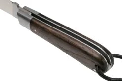 Otter Anchor Knife 172 LB Large Carbon, Smoked Oak, Stainless Anchor, Leather Strap, Navaja -Victorinox Ventas OR172LB 05 otter