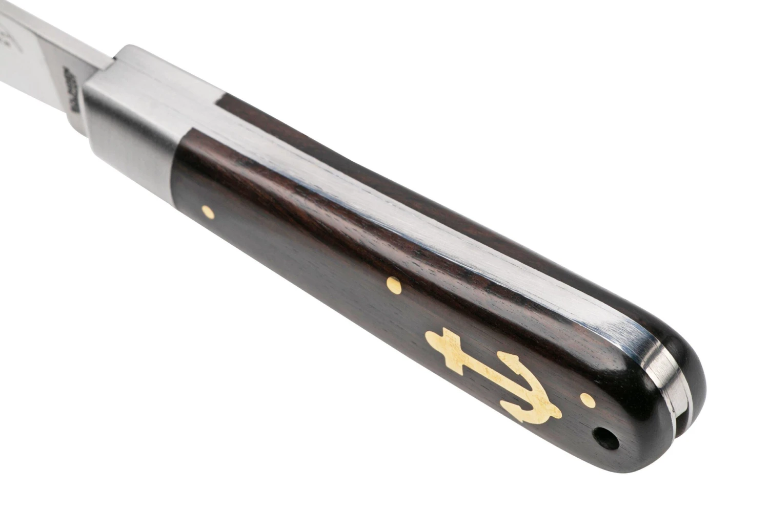 Otter Anchor Knife 173 M.L. Large Carbon, Grenadilla, Brass Anchor, Navaja 9 Otter Anchor Knife 173 M.L. Large Carbon, Grenadilla, Brass Anchor, Navaja - Imagen 7