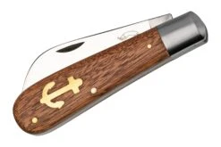 Otter Anchor Knife 173 Large Carbon, Sapeli, Brass Anchor, Navaja -Victorinox Ventas OR173 04 otter