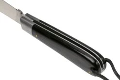 Otter Anchor Knife SET 173 Large Stainless, Grenadilla, Brass Anchor, Leather Strap Navaja -Victorinox Ventas ORSET173 04 otter