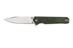 QSP Knife Mamba V2 QS111-I1 Satin, Green Micarta Navaja