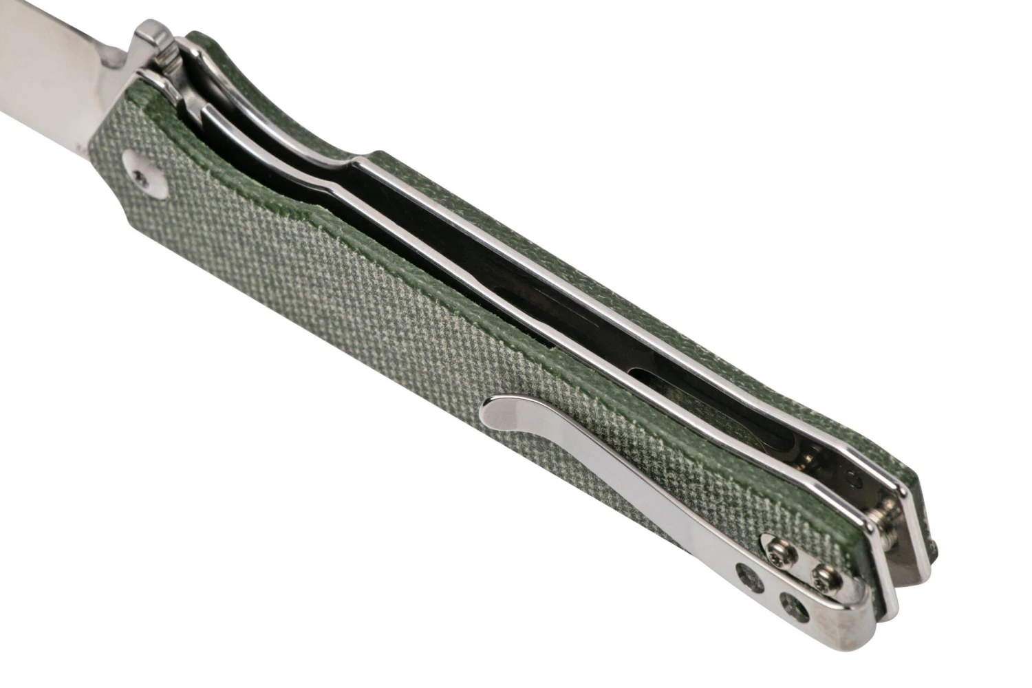 QSP Knife Mamba V2 QS111-I1 Satin, Green Micarta Navaja 7 QSP Knife Mamba V2 QS111-I1 Satin, Green Micarta Navaja - Imagen 5