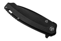 QSP Knife Woodpecker QS116-D2II Blackwashed, Black Titanium, Navaja -Victorinox Ventas QS116 D2II 06 qsp