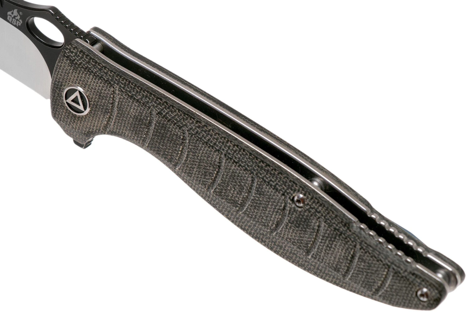 QSP Knife Locust QS117-B Black Flax Micarta Navaja 9 QSP Knife Locust QS117-B Black Flax Micarta Navaja - Imagen 7