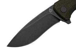 QSP Knife Raven QS122-D2 Rough Brown Micarta, Black D2, Navaja -Victorinox Ventas QS122 D2 03 qsp