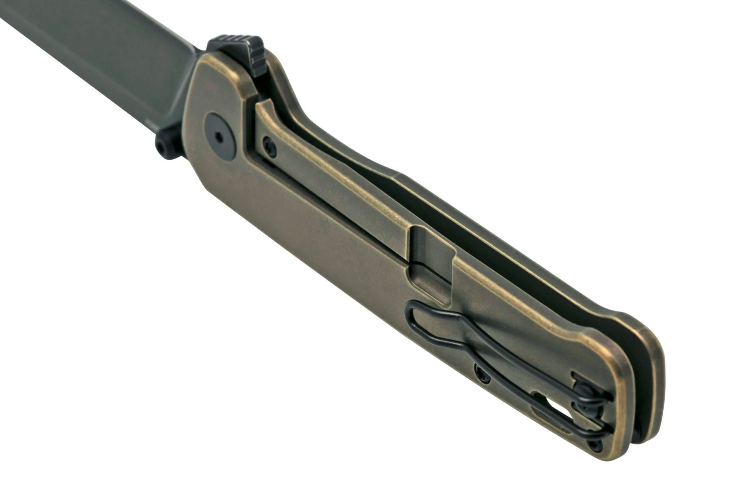 QSP Knife Penguin XL QS130XL-B, Blackwashed 20CV, Bronze Titanium Navaja 6 QSP Knife Penguin XL QS130XL-B, Blackwashed 20CV, Bronze Titanium Navaja - Imagen 4