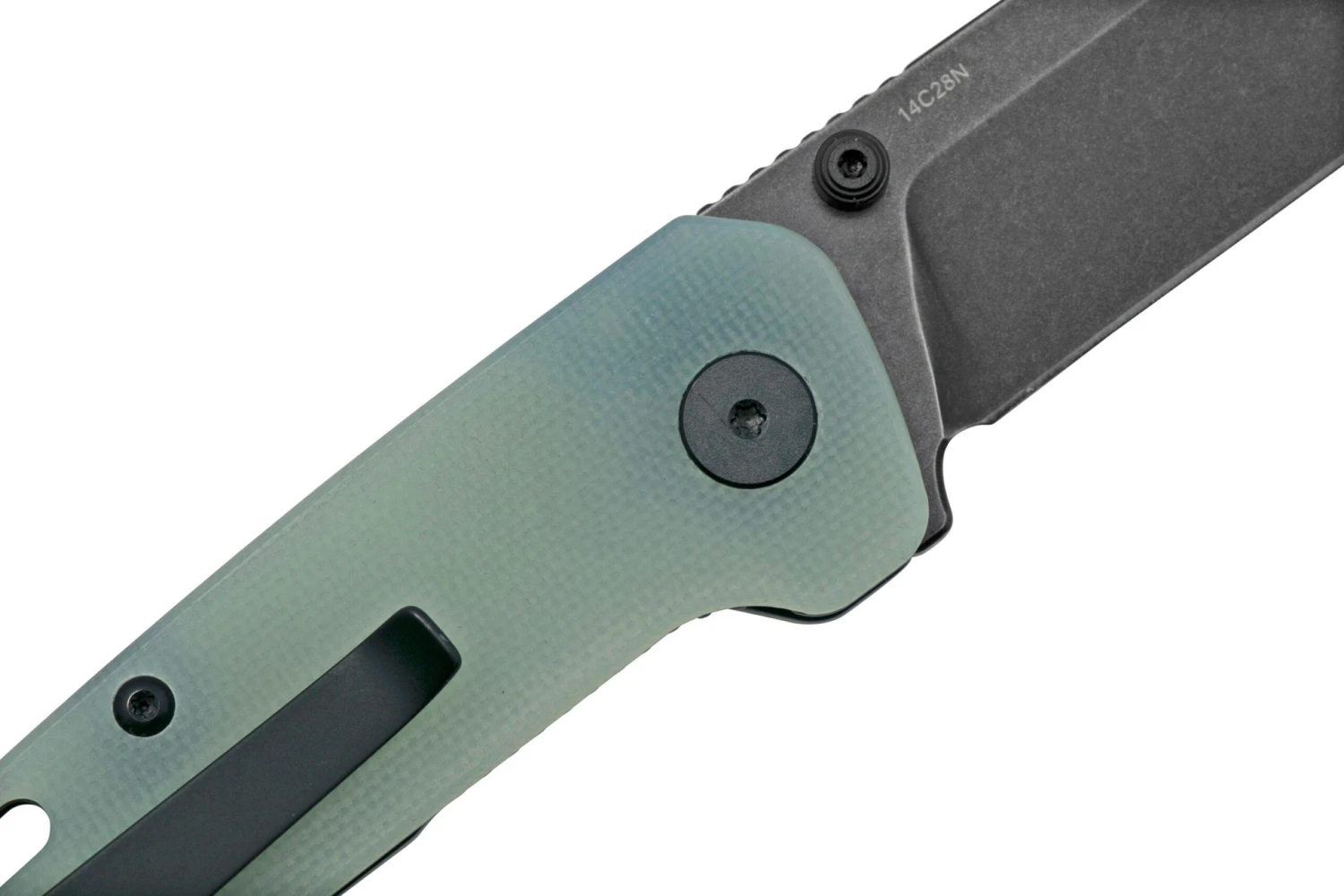 QSP Knife Penguin Mini QS130XS-F2, Blackwashed 14C28N, Natural G10 Navaja 7 QSP Knife Penguin Mini QS130XS-F2, Blackwashed 14C28N, Natural G10 Navaja - Imagen 5