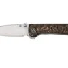 QSP Knife Hawk QS131-T Satin, Copper Foil Carbonfiber Navaja -Victorinox Ventas QS131 T 01 qsp