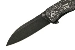 QSP Knife Otter QS140-A2 Blackwashed, Aluminum Foil Carbonfiber Navaja -Victorinox Ventas QS140 A2 03 qsp