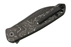 QSP Knife Otter QS140-A2 Blackwashed, Aluminum Foil Carbonfiber Navaja -Victorinox Ventas QS140 A2 04 qsp