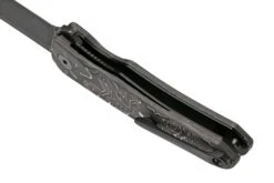 QSP Knife Otter QS140-A2 Blackwashed, Aluminum Foil Carbonfiber Navaja -Victorinox Ventas QS140 A2 05 qsp