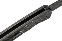 QSP Knife Otter QS140-A2 Blackwashed, Aluminum Foil Carbonfiber Navaja -Victorinox Ventas QS140 A2 06 qsp