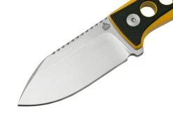 QSP Knife Canary QS141-A1 Stonewashed, Black Yellow G10, Cuchillo De Cuello -Victorinox Ventas QS141 A1 03 qsp