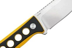 QSP Knife Canary QS141-A1 Stonewashed, Black Yellow G10, Cuchillo De Cuello -Victorinox Ventas QS141 A1 05 qsp
