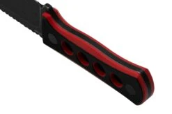 QSP Knife Canary QS141-B2 Blackwashed, Black Red G10, Cuchillo De Cuello -Victorinox Ventas QS141 B2 04 qsp