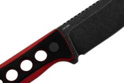 QSP Knife Canary QS141-B2 Blackwashed, Black Red G10, Cuchillo De Cuello -Victorinox Ventas QS141 B2 05 qsp