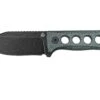 QSP Knife Canary QS141-D2 Blackwashed, Denim Micarta, Cuchillo De Cuello -Victorinox Ventas QS141 D2 01 qsp