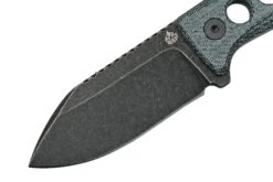 QSP Knife Canary QS141-D2 Blackwashed, Denim Micarta, Cuchillo De Cuello -Victorinox Ventas QS141 D2 03 qsp