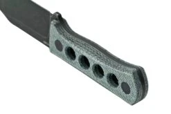 QSP Knife Canary QS141-D2 Blackwashed, Denim Micarta, Cuchillo De Cuello -Victorinox Ventas QS141 D2 04 qsp