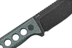 QSP Knife Canary QS141-D2 Blackwashed, Denim Micarta, Cuchillo De Cuello -Victorinox Ventas QS141 D2 05 qsp