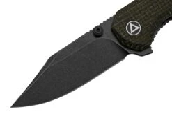 QSP Knife Kestrel QS145-A2 Blackwashed, Brown Micarta, Navaja -Victorinox Ventas QS145 A2 03 qsp