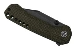 QSP Knife Kestrel QS145-A2 Blackwashed, Brown Micarta, Navaja -Victorinox Ventas QS145 A2 06 qsp